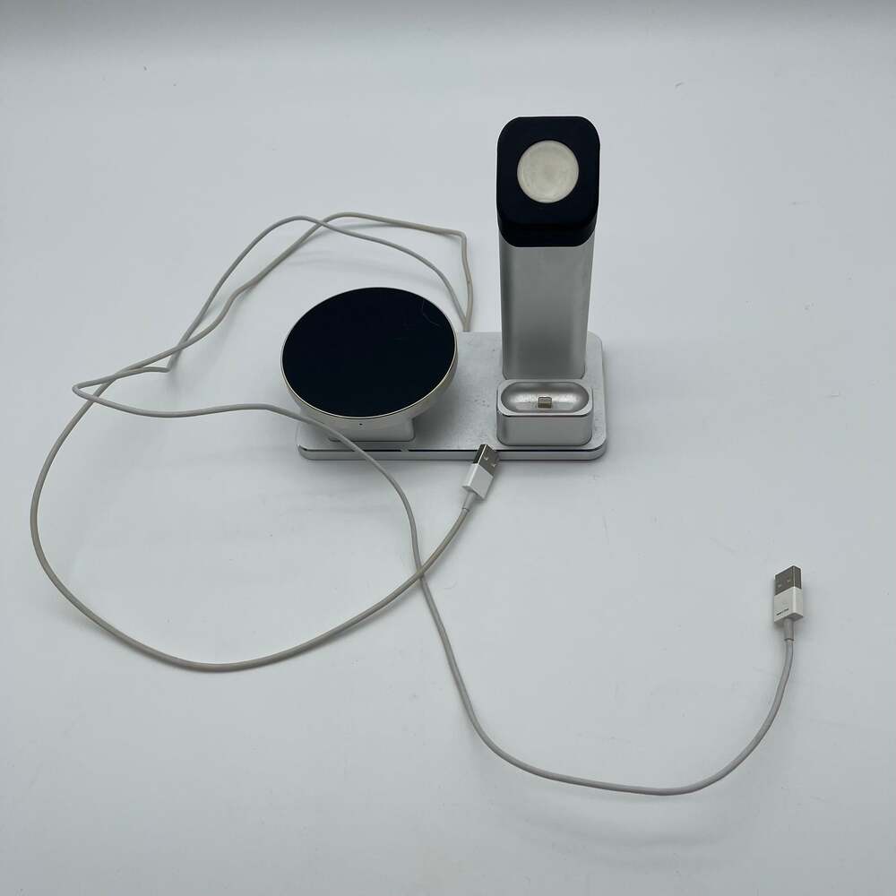 Olebr 3-in-1 Aluminum Charging Stand for Apple Watch, iPhone, and AirPods
